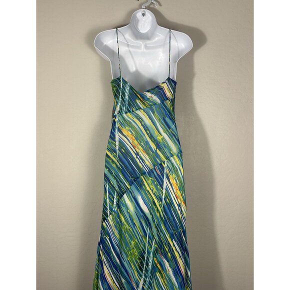 NWT Alberto Makali Dress Womens 6 Maxi 90's Y2K Whimsigoth Quiet Luxury Vintage - Picture 7 of 12